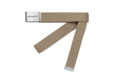 Carhartt WIP Clip Belt Chrome "Leather"