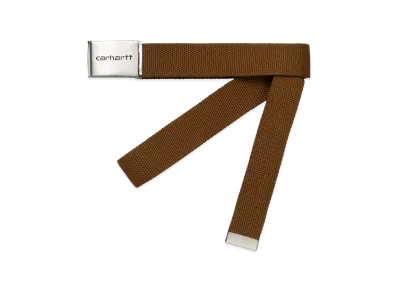Carhartt WIP Clip Belt Chrome "Hamilton Brown"