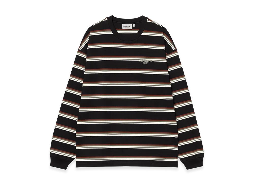 Carhartt WIP L/S Holm T-Shirt Holm Stripe "Black"