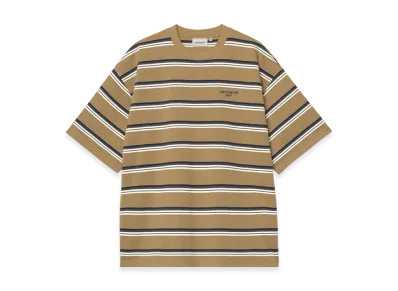 Carhartt WIP S/S Holm T-Shirt Holm Stripe "Peanut"