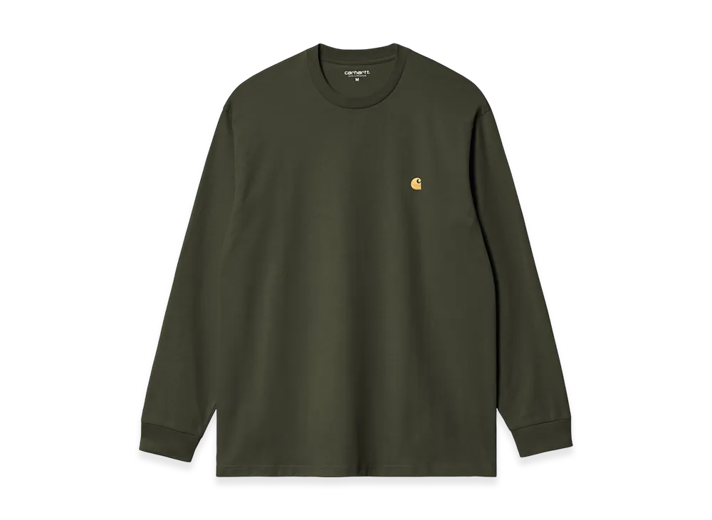 Carhartt WIP L/S Chase T-Shirt "Olive / Gold"
