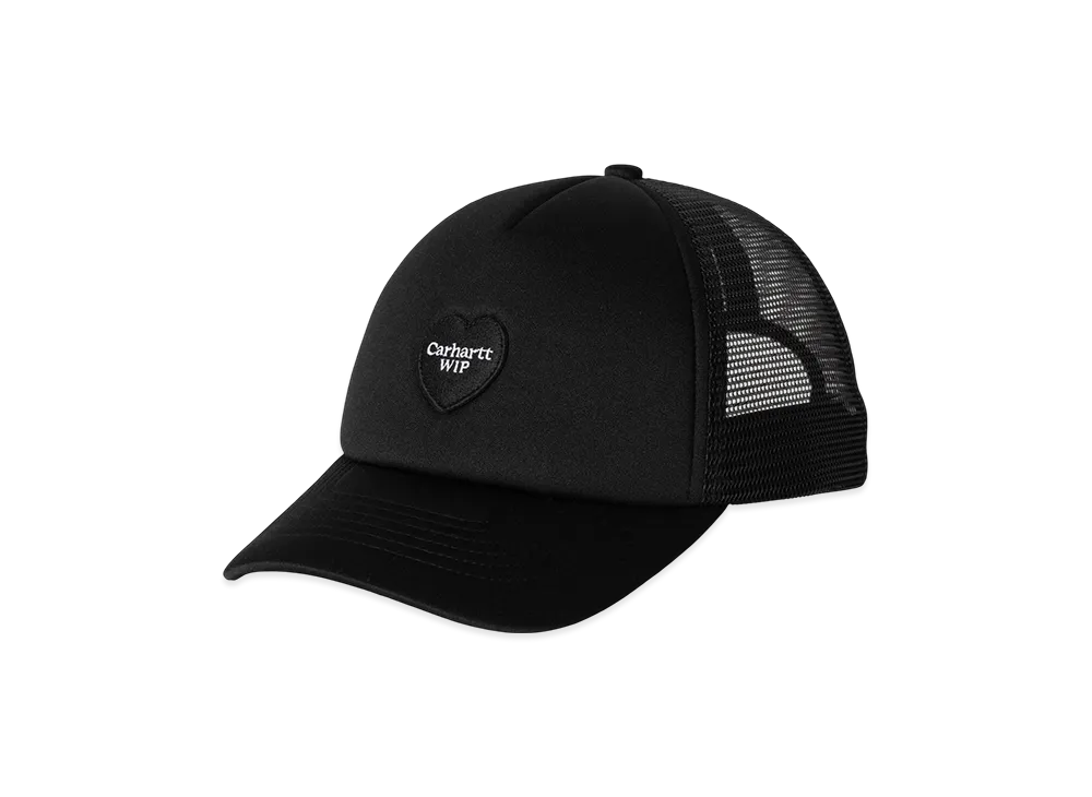 Carhartt WIP Heart Patch Trucker Cap "Black"