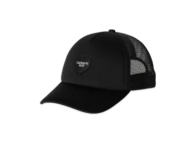 Carhartt WIP Heart Patch Trucker Cap "Black"