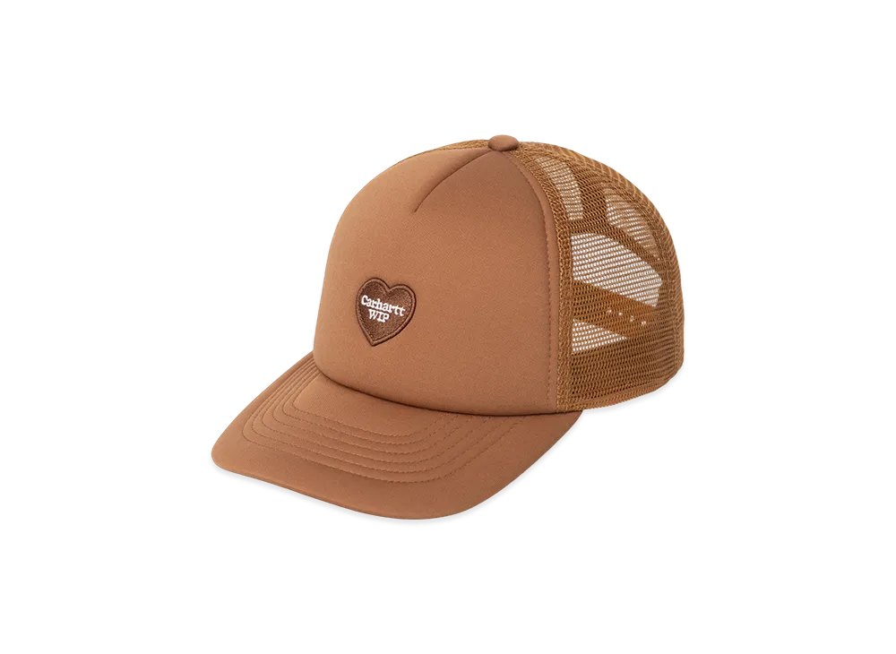 Carhartt WIP Heart Patch Trucker Cap "Hamilton Brown"
