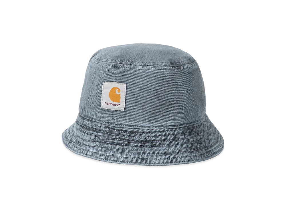 Carhartt WIP Tigan Bucket Hat "Black / Blue Fog (garment dyed)"