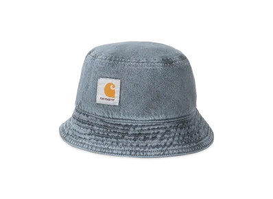 Carhartt WIP Tigan Bucket Hat "Black / Blue Fog (garment dyed)"