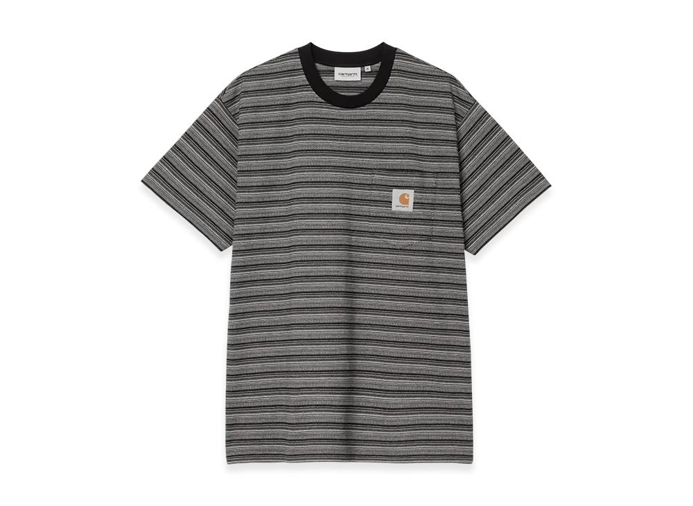 Carhartt WIP S/S Gellar Pocket T-Shirt Gellar Stripe "Black"