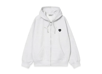 Carhartt WIP Hoodedheart Ii Hartt Sweat Jacket "Ash Heather"