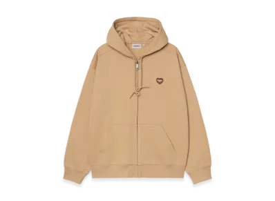 Carhartt WIP Hoodedheart Ii Hartt Sweat Jacket "Dusty H Brown"