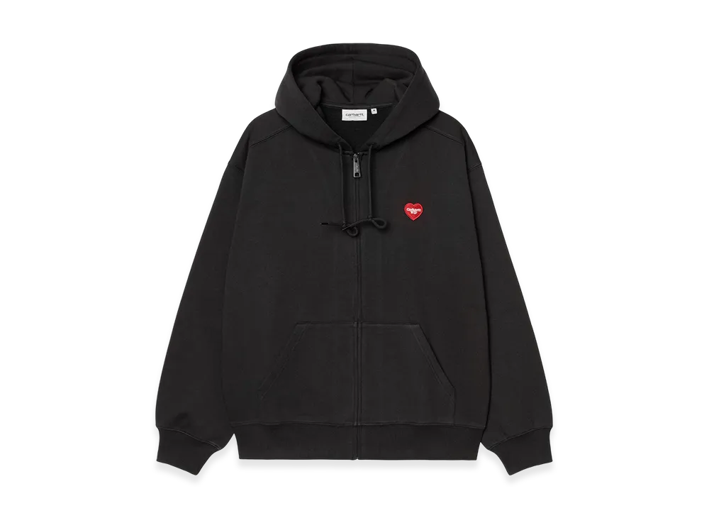 Carhartt WIP Hoodedheart Ii Hartt Sweat Jacket "Black"