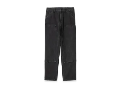 Carhartt WIP Double Knee Pant "Black (stone washed)"