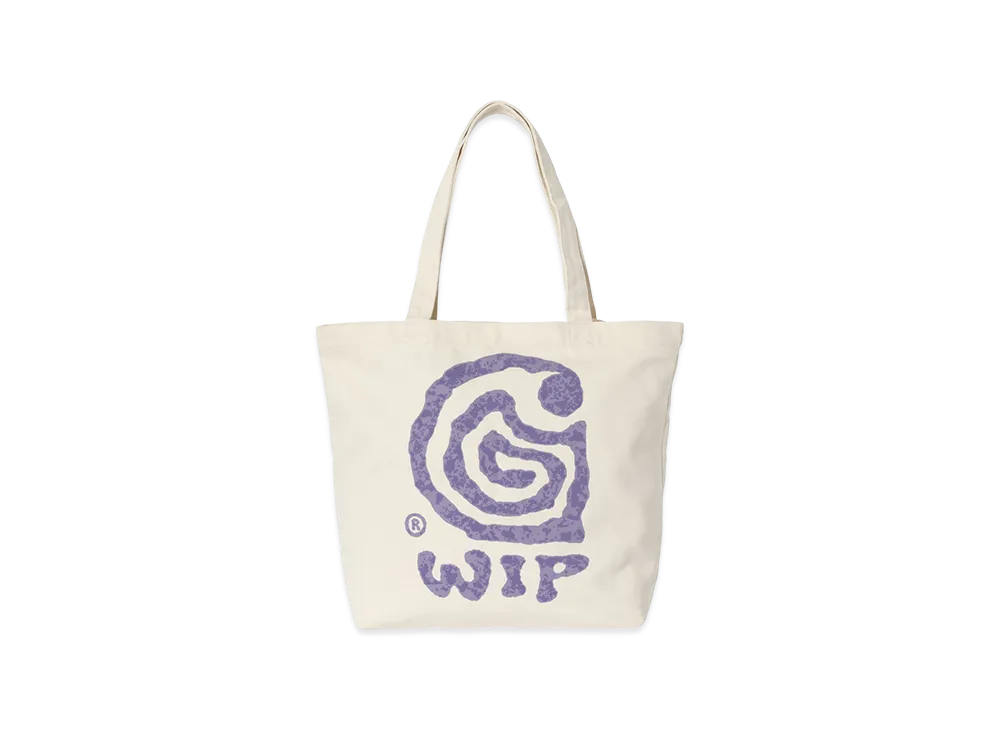 Carhartt WIP Canvas Graphic Tote "Helix Print Natural"