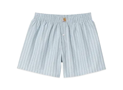Carhartt WIP Cotton Boxer "Grimsby Stripe, Blue Fog"