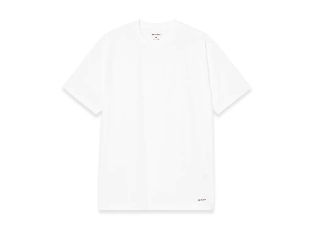 Carhartt WIP Standard Crew Neck T-Shirt "White+White"