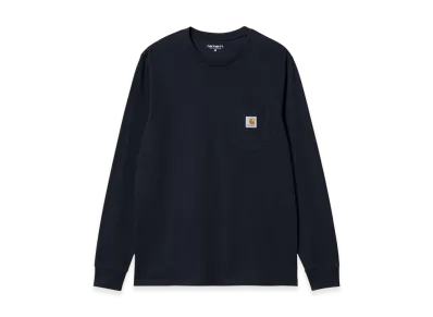 Carhartt WIP L/S Pocket T-Shirt "Dark Navy"