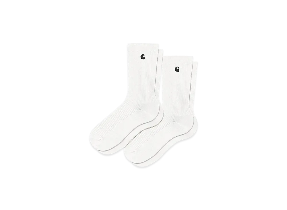 Carhartt WIP Madison Pack Socks "White/Black White/Black"