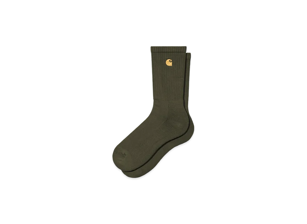 Carhartt WIP Chase Socks "Olive/Gold"