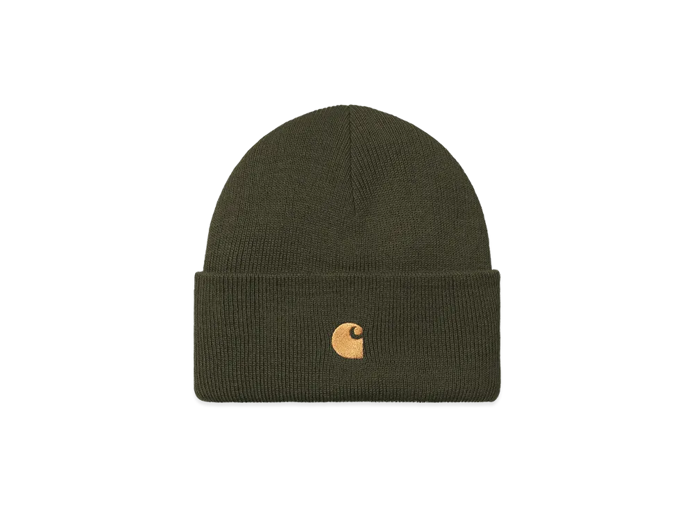 Carhartt WIP Chase Beanie "Olive/Gold"