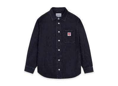 Carhartt WIP L/S Nash Shirt "Black(Enzyme Bleach Washed)"
