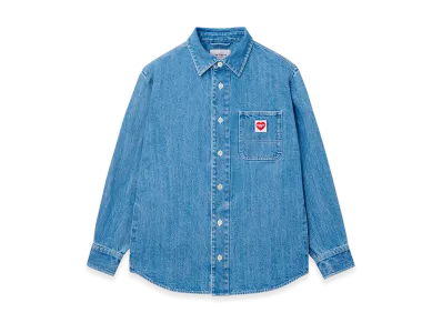 Carhartt WIP L/S Nash Shirt "Blue(Stone Washed)"