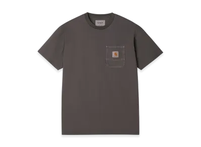 Carhartt WIP S/S Work Pocket T-Shirt "Soot/White(Pigment Garment Dyed)"