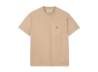 Carhartt WIP S/S Work Pocket T-Shirt "Dusty H Brown/White(Pigment Garment Dyed)"
