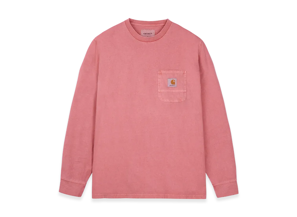 Carhartt WIP L/S Work Pocket T-Shirt "Ash Pink/White(Pigment)"