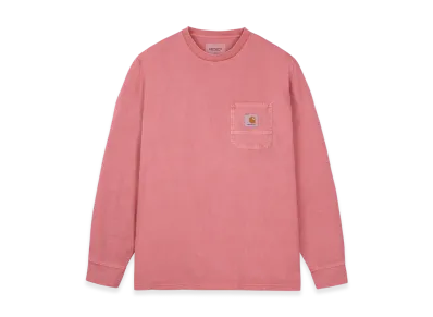 Carhartt WIP L/S Work Pocket T-Shirt "Ash Pink/White(Pigment)"