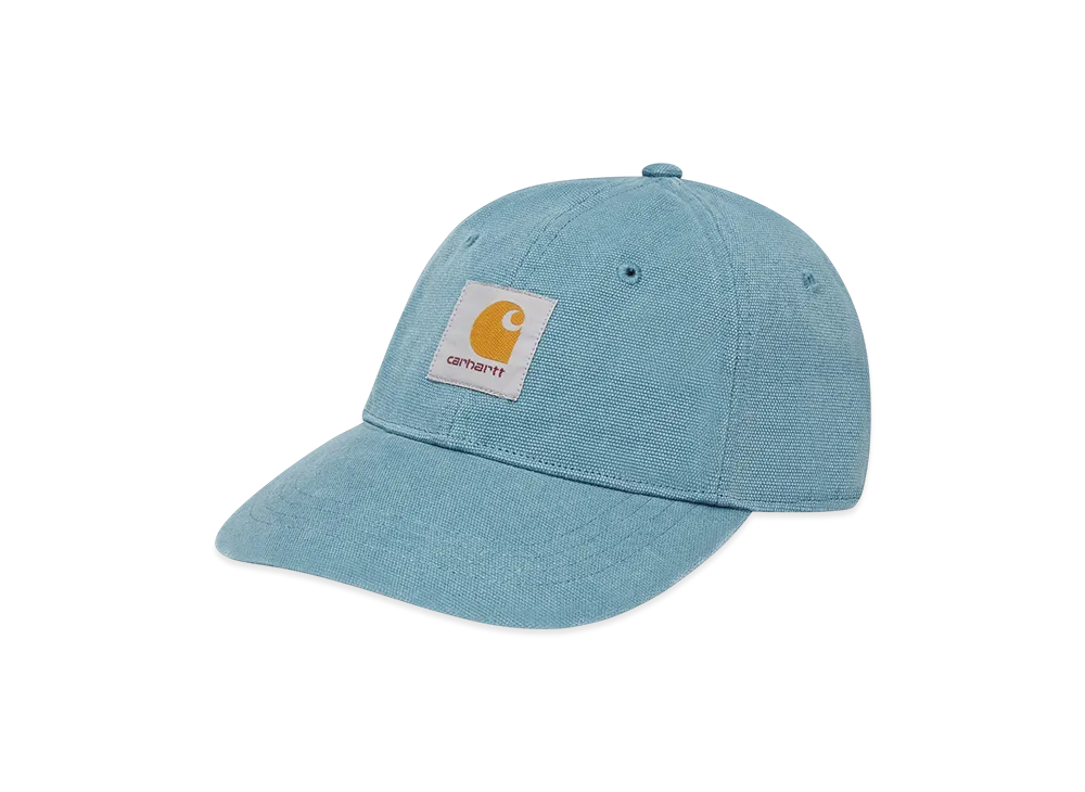 Carhartt WIP Canvas 6-Panel Cap "Blue Japser/White(Stone Washed)"