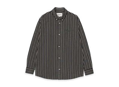 Carhartt WIP L/S Palance Shirt "Palance Stripe Black"