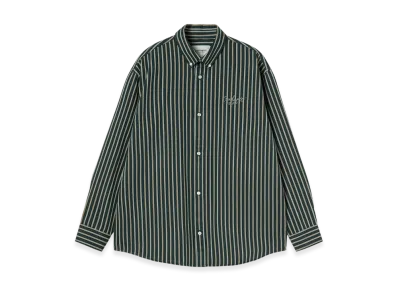 Carhartt WIP L/S Palance Shirt "Palance Stripe Deep Lagoon"