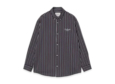 Carhartt WIP L/S Palance Shirt "Palance Stripe Dark Navy"