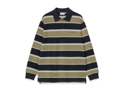 Carhartt WIP L/S Malone Rugby Shirt "Malone Stripe Brass"