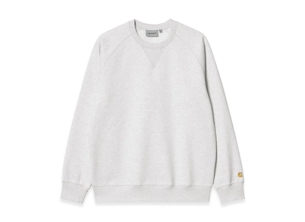 Carhartt WIP Chase Sweat "Ash Heather/Gold"