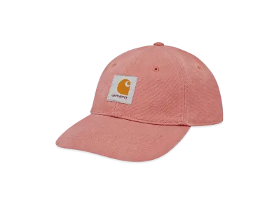 Carhartt WIP Canvas 6-Panel Cap "Ash Pink/White(Stone Washed)"