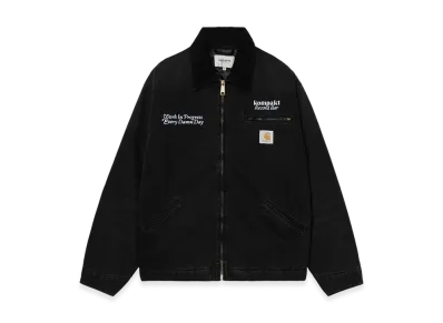 Carhartt WIP Kompakt OG Detroit Jacket "Black(Rinsed)"