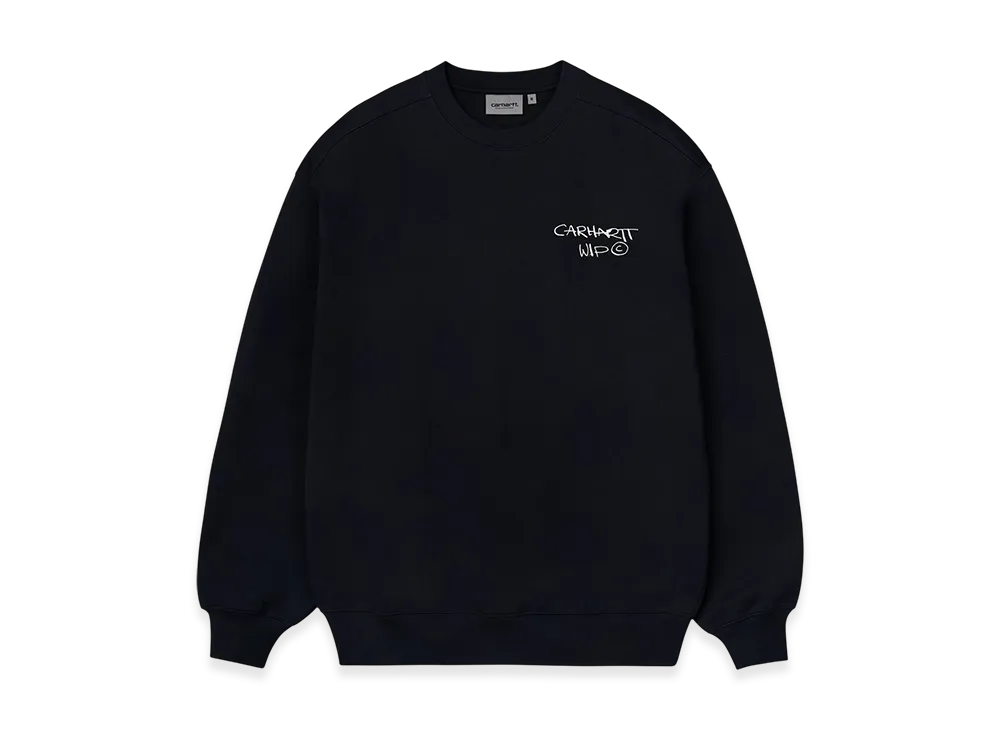 Carhartt WIP Crush Heart Sweat "Navy"