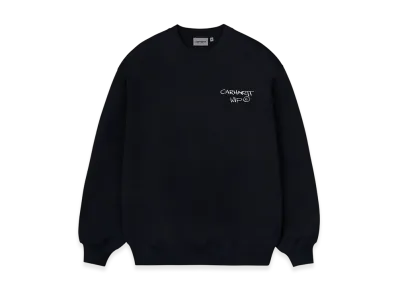 Carhartt WIP Crush Heart Sweat "Navy"