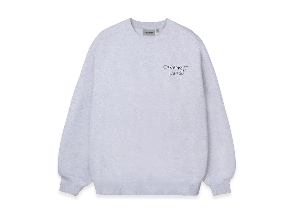 Carhartt WIP Crush Heart Sweat "Ash Heather"