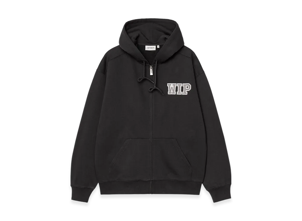 Carhartt WIP Hooded Mini Wip Sweat Jacket "Black(Stone Washed)"