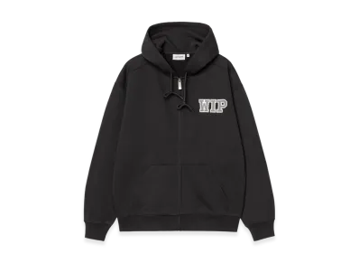 Carhartt WIP Hooded Mini Wip Sweat Jacket "Black(Stone Washed)"