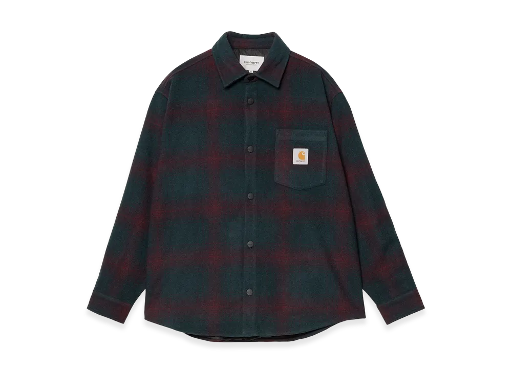 Carhartt WIP Brennan Shirt Jac "Brennan Check Deep Lagoon/Rondo"