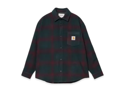 Carhartt WIP Brennan Shirt Jac "Brennan Check Deep Lagoon/Rondo"