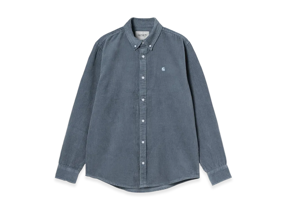 Carhartt WIP L/S Madison Cord Shirt "Angelite/Angelite"