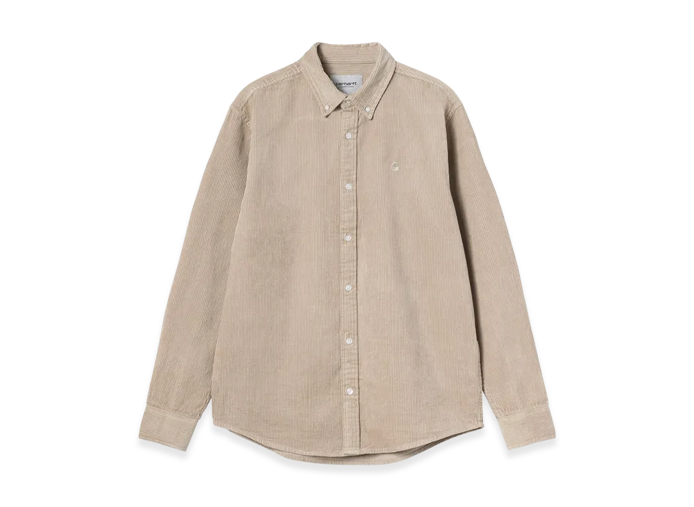 Carhartt WIP L/S Madison Cord Shirt "Wall/Wall"