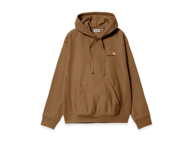 Carhartt WIP Hooded American Script Sweat "Hamilton Brown"