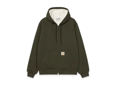 Carhartt WIP Active Sweat Jacket "Olive(Stone Washed)"