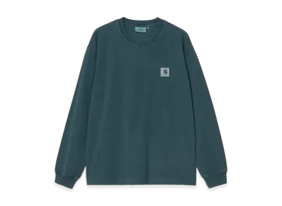 Carhartt WIP L/S Vista T-Shirt "Deep Lagoon(Garment Dyed)"