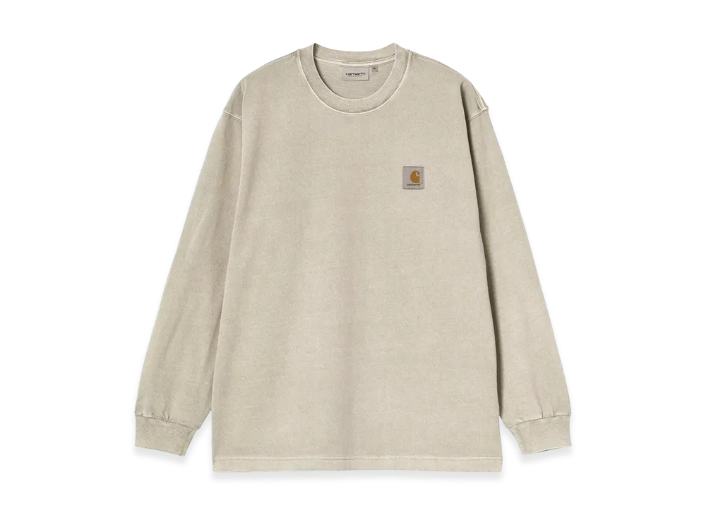 Carhartt WIP L/S Vista T-Shirt "Fleur De Sel(Garment Dyed)"