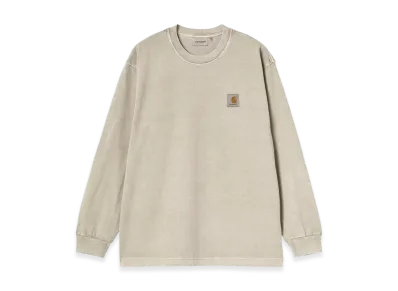 Carhartt WIP L/S Vista T-Shirt "Fleur De Sel(Garment Dyed)"